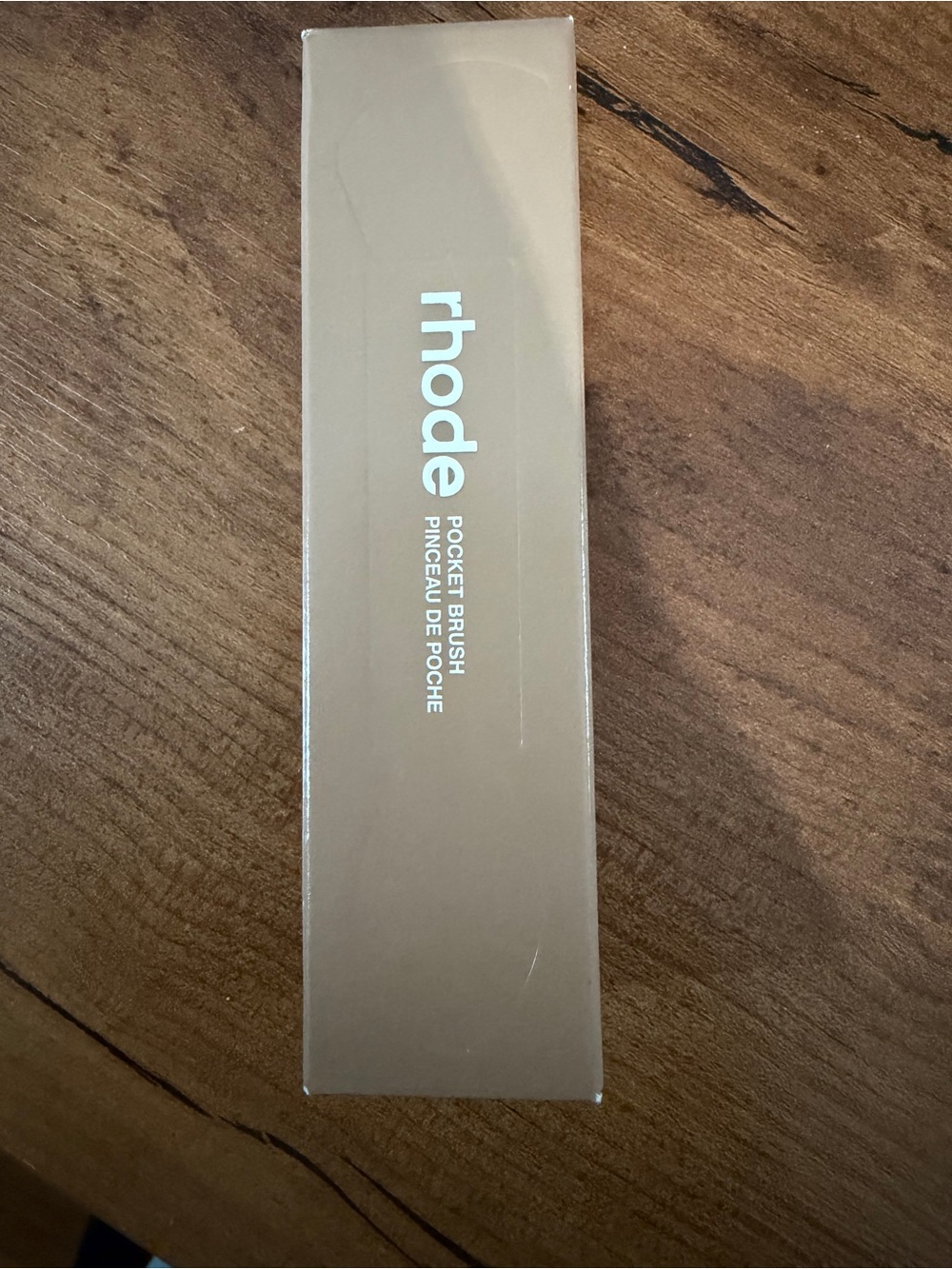 RHODE Double-Ended Tan Makeup Pocket Brush BNIB! - Picture 3 of 3